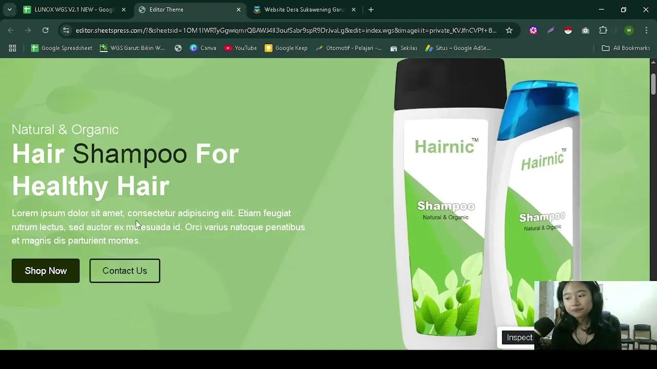 Template Website Kecantikan WGS GRATIS 