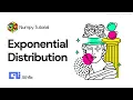 Exponential Distribution in Probability Distribution Topic of NUMPY Probability for AI