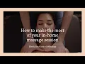 How to prepare for your in-home at home massage session blissful touch Body Reflexology
