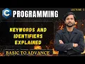 Keywords Identifiers in C In Hindi