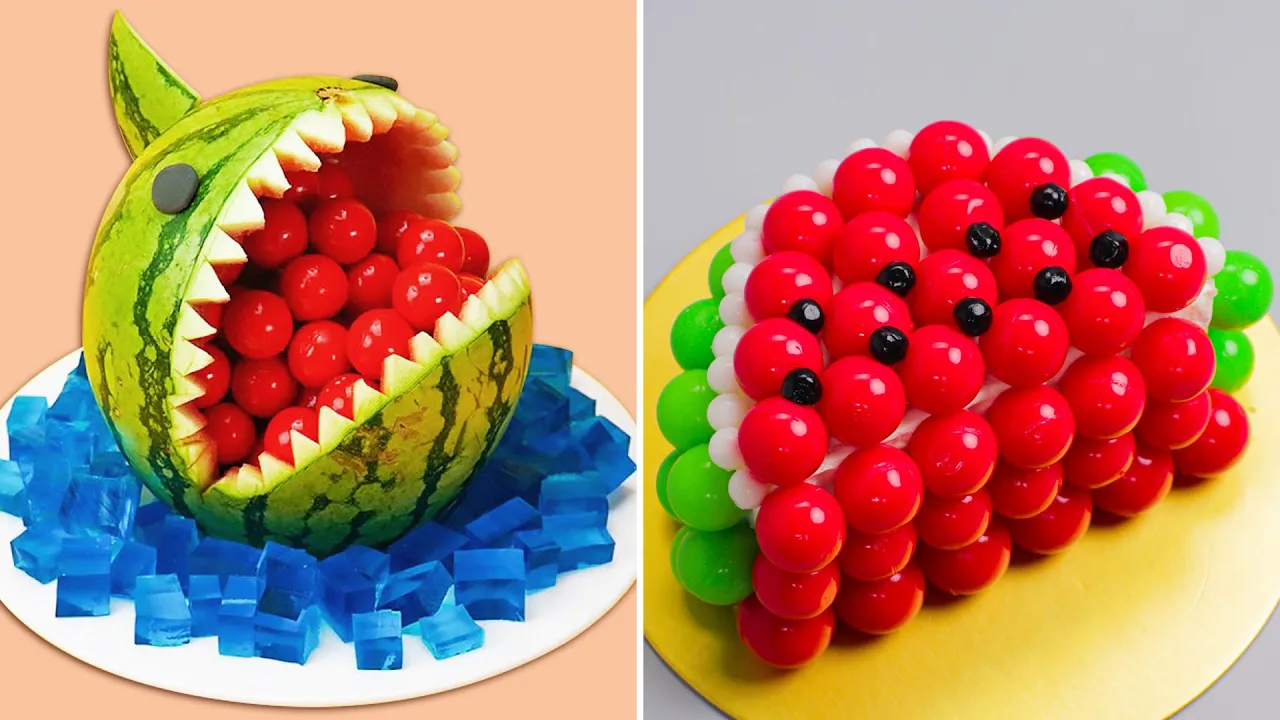 Watermelon Cake Decoration Ideas   DIY Quick and Easy Recipes   Hoopla Recipes