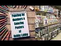 Painting by Numbers Coloring Posters at Hobby Lobby