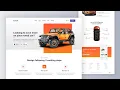 Build A Responsive Car Rental Website Using HTML CSS JavaScript
