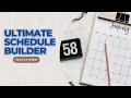 Ultimate Schedule Builder