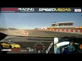 professional driver ripping a Lamborghini huracan around vegas race track over 200kph