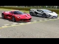 Download Lagu Ferrari LaFerrari vs Lamborghini Sian at Monza Full Course