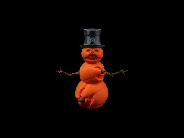 Jack o'Lantern Snowman video thumbnail