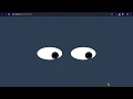 How to create Eyes that follow mouse cursor in 7minutes HTML JAVASCRIPT and CSS TUTORIAL