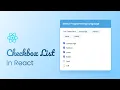 How To Create Checkbox List in React JS