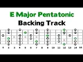 E Major Pentatonic Backing Track Ballad