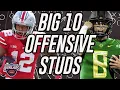 2024 Big 10 Offensive Stars Best Players and NFL Prospects