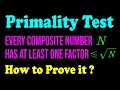 Primality Test - How to Check if a Number is Prime Number Theory