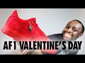 Air Force 1 Valentine s Day 2026 University Red On Foot Review QuickSchopes 887 Schopes IB6836 600