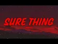 Miguel - Sure Thing (sped up + lyrics)