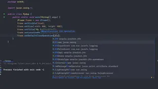 JAVA Swing Part A Introduction to container components and different ways of creating JFrame