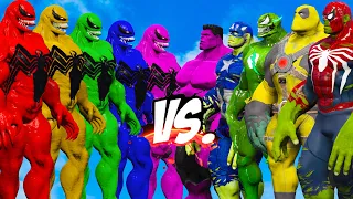 TEAM VENOM VS TEAM HULK & VENOM