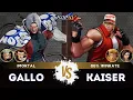 KOF XV ▰ GALLO (O.Rugal/Maxima/Goenitz) 🆚 KAISER (Terry/Ryo/Kyo)🎞️Replay Match - 12/25