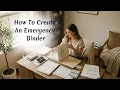 How to Create an Emergency Binder Organize Vital Documents