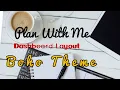 Plan With Me August 5 to 11 Dashboard Boho Theme Happy Planner