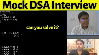 DSA Mock Interview Product Base Company format Mock Coding Interview