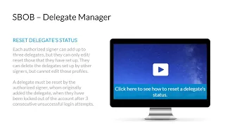 How to Unlock a Delegate
