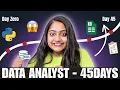 Shocking Become Data Analyst in 45Days - Get Job Easily 2025