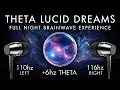 Download Lagu Theta Lucid Dreams - 6 Hz Theta Binaural Beat - Full Night Brainwave Experience