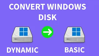 How to Convert a Dynamic Disk to a Basic Disk Without Losing Data 2025 working