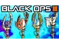 BO3 ORIGINS ALL STAFFS UPGRADES GUIDE ICE FIRE WIND LIGHTNING UPGRADES Zombies Chronicles