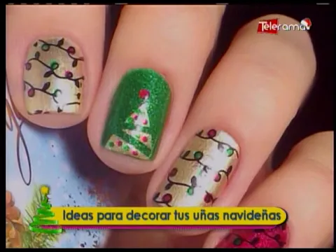 Ideas para decorar tus uñas navideñas