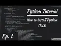 Ep 1 - Beginner Python Tutorial
