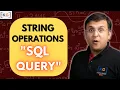 7 12 String Operation in SQL in Hindi With Example