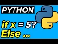 If Statements In Python Beginners Tutorial