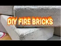 DIY FIRE BRICKS