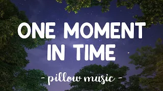 Download One Moment In Time - Whitney Houston (Lyrics) 🎵 MP3