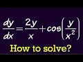 solve differential equation with substitution