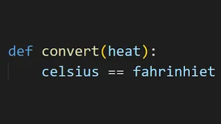 Convert Temperature in Python Beginner ish tutorial