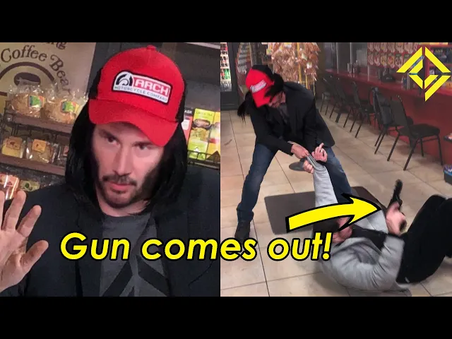 Keanu Reeves Stops A ROBBERY!