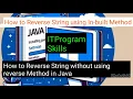 Java Interview Question Reverse String Part-3