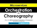 What is the difference between Orchestration and Choreography in Microservices architecture