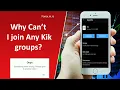 Why Can t I join Any Kik Groups - Oops Something Went Wrong Give It Another Whirl