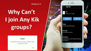 Why Can t I join Any Kik Groups - Oops Something Went Wrong Give It Another Whirl