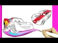 CARS Coloring Cars Lightning McQueen