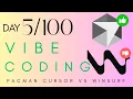 Windsurf vs Cursor Pac-Man Clone Shootout 100 Days of Vibe Coding - Day 5