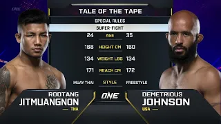 rodtang vs demetrious johnson one championship full fight