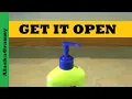 Open Stuck Pump Top Bottle Can t Pop Up A Pump Bottle