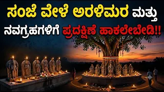 ಸಂಜೆ ವೇಳೆ ಅರಳಿಮರ ಮತ್ತು ನವಗ್ರಹಗಳಿಗೆ ಪ್ರದಕ್ಷಿಣೆ ಏಕೆ ಹಾಕಬಾರದು? | Ashwath tree and navagraha