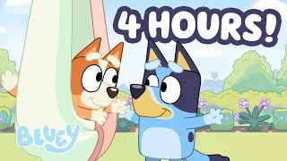 🔴LIVE: Bluey and Bingo Sing the Bug Song 🎶 🐛 | Music Moments 💙 | 4 HOURS | Bluey