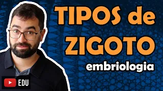 Tipos de Zigoto (Embriologia) - Aula 02 - Módulo VI: Zoologia | Prof. Guilherme