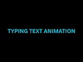 Typing Text Animation in HTML CSS Typewriter Effect for Websites
